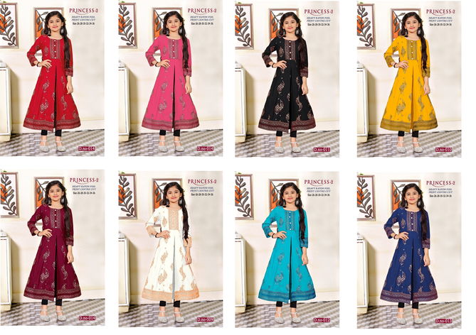 Princess Vol 2 Kids Exclusive Wholesale Girls Wear Kurti Catalog
